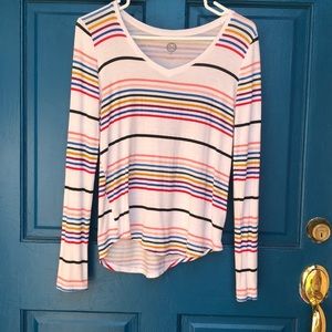 Multicolored Striped T-shirt